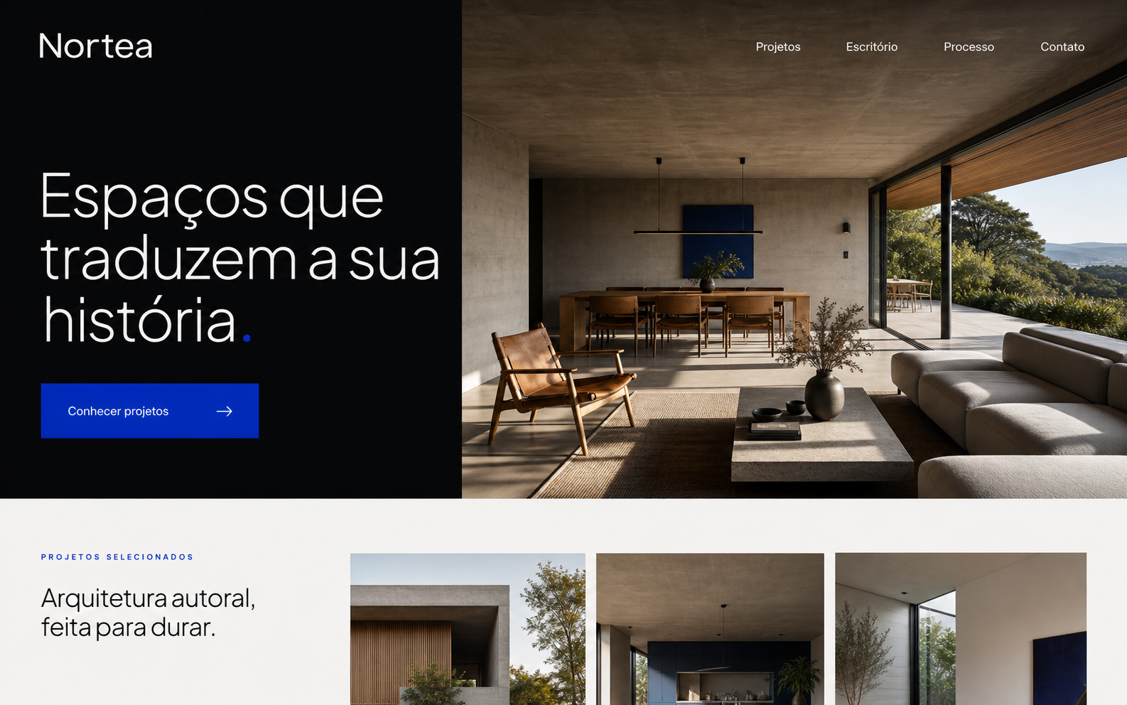 Projeto conceitual Nortea Arquitetura